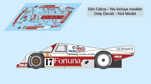 Autocollants porsche 962c - porsche,