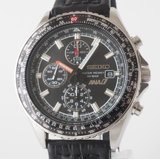 Chronographe à quartz noir