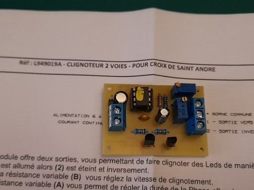 Clignoteur voies pour - clignoteur, 2