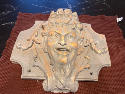 Mascaron mural plâtre - en, –