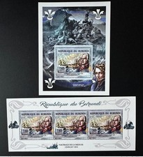 Burundi 2017 Mi. ? Naufrage Méduse Bateau Radeau Gericault Art Tableau Louis