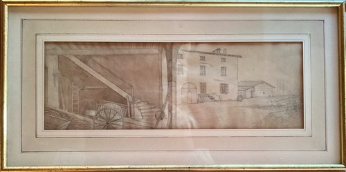 Dessin ancien lavis - -,