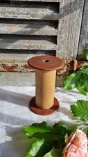 ANCIENNE BOBINE DE FIL BOIS ET
