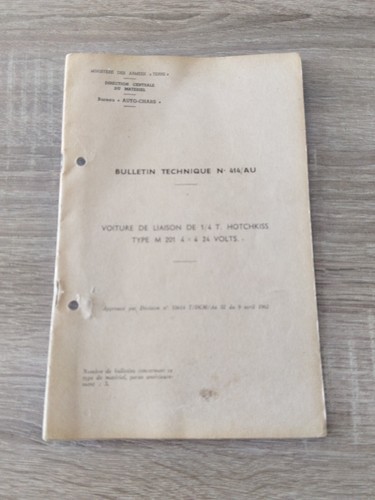 Bulletin technique jeep willys - bulletin,