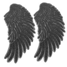 2 Pcs Écussons Ailes D'ange