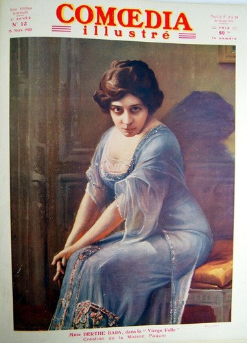 Estampe mme berthe bady - estampe,