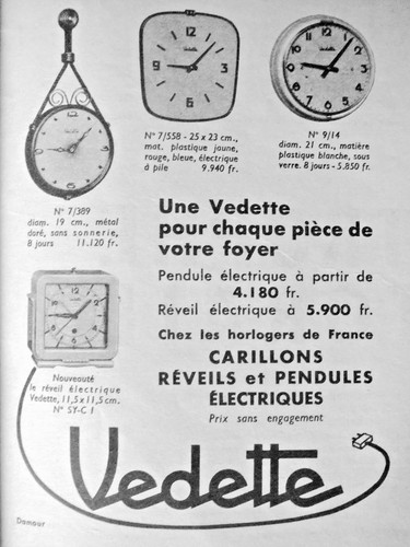 Publicité presse 1957 - de,