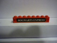 Lego 3008pb044a Brick 1x8 Red with Hogwarts Express Harry Potter 4708 Train