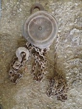 Treuil palan manuel à chaîne 1 Tonne Levage 3m Aux Forges de Vulcain