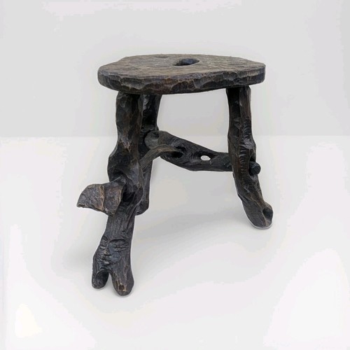 Tabouret brutaliste bois - tabouret, 50
