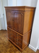 Meuble bois en if style anglais de chez Maples - Occasion