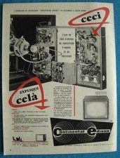 Publicité Papier - Poste De Télévision Continental Édison De 1957