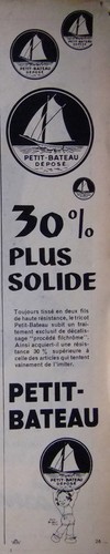 Publicité petit bateau - publicitÉ,