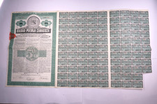REPUBLICA MEXICANA CIUDAD DE PUEBLA DE ZARAGOZA OBLIGATION 100 PESOS 5% 1907