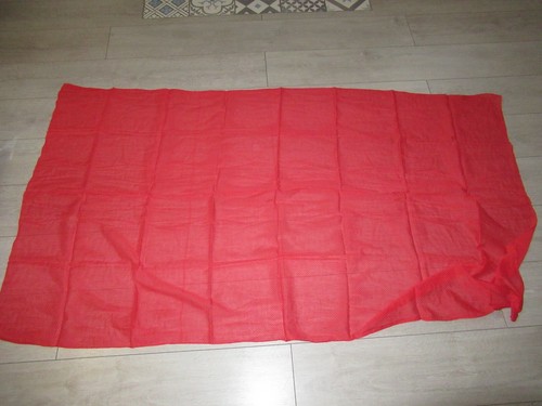 Foulard rouge cerise pois - foulard,