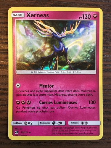Carte pokémon holo xerneas - pokémon,