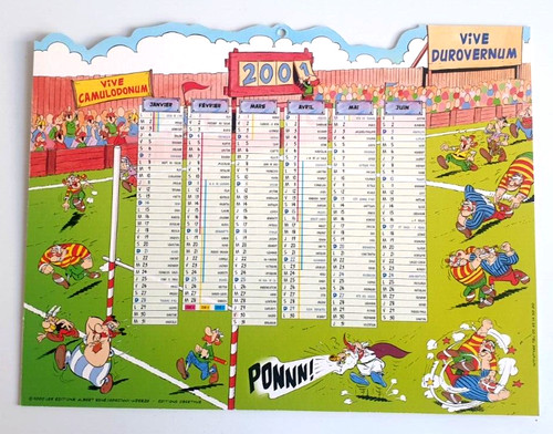 Uderzo asterix calendrier - uderzo,