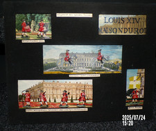 Diorama sur cadre LOUIS XIV