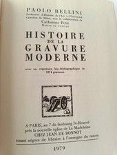 1979 Histoire de la Gravure Moderne  Jean de Bonnot 