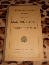 Annexe au Manuel de tir du