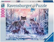 Puzzle 1000 pièces Ravensburger - Loups arctiques - Adulte - N° 19146 8