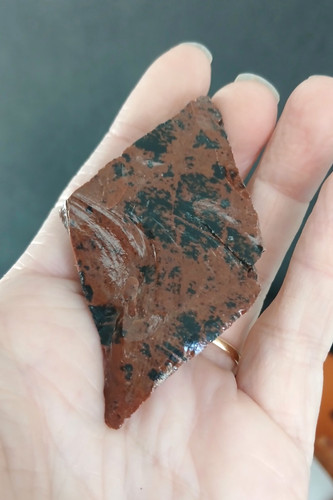 Obsidienne acajou brune - , ou