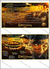 STERN Lord of The Rings 2003 Cartes Instructions Flipper Pinball Cards FR / EN