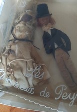 Anciennes poupée de Peynet modèle Jeunes mariés boite d'origine  -  Peynet Doll