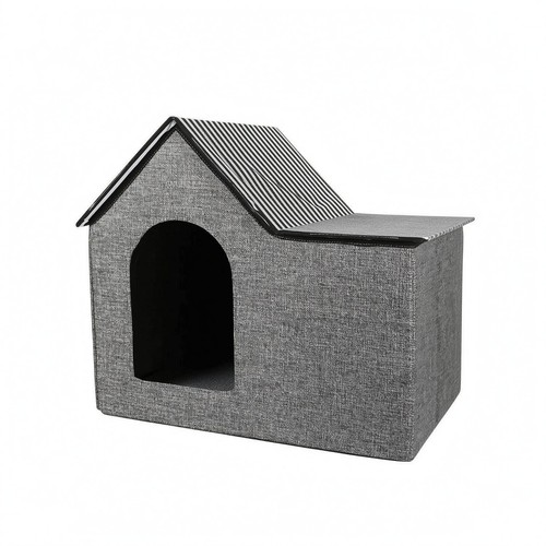 Cabane chat pliable toit - pliable,