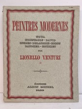 Peintres modernes | Lionello Venturi | Très bon état