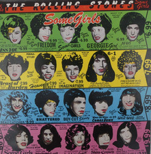 Vintage 1978 Vinyle The Rolling Stones Some Girls LP Disque 33T 2C06861.016