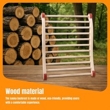 Chaise de sauna avec dossier