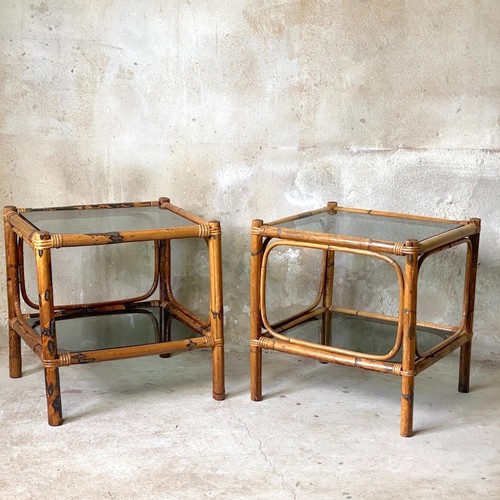 Paire tables chevets ou - tables, de