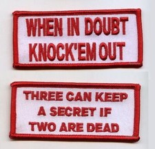 1% Outlaw Motard Emplacement Support 81 Mc 2-PATCH : Knock Em Sortie + Keep