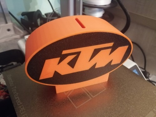 Tirelire ktm personnalisable - tirelire,