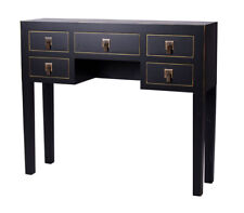 Console de Table D'Appoint Chinoiserie Commode à Bijoux Table de Chevet