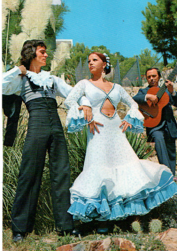 Carte postale ballet fiesta - "ballet,