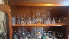 Verres anciens en cristal bon état à vendre pour cause de déménagement 
