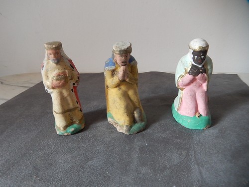 Anciens santons crèche noel - crÈche,