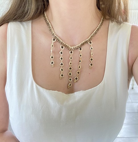 Collier ancien perles - collier,