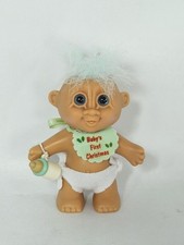 Vtg Russ Baby Troll Ornament
