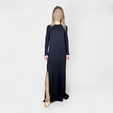 Robe longue cocktail en soie