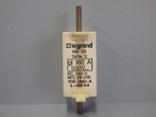 168 55 - LEGRAND -  168 55 /  Fusible cartouche taille 0 GI  160A  500V~    USED