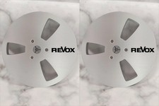 One pair silvery revox - pair, 7''