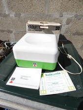 VINTAGE SEB Yaourtière verte Automatique avec 8 pots Couvercle blanc