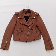 Veste courte zara - courte, daim