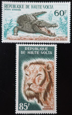 TIMBRES de HAUTE VOLTA - POSTE