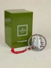 Concorde Air France Christofle décoration boule de Noël 1990 avion supersonique