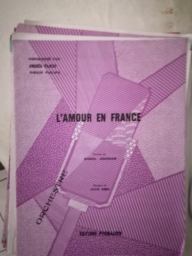 Partition amour en - *l'amour,