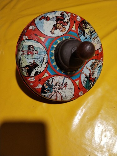 Ancienne toupie tole - ancienne,